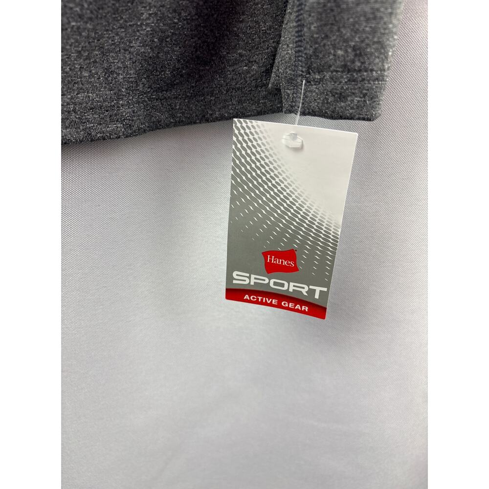 Women’s Hanes Sport Medium Heather Gray Long Sleeve - Picture 5 of 6